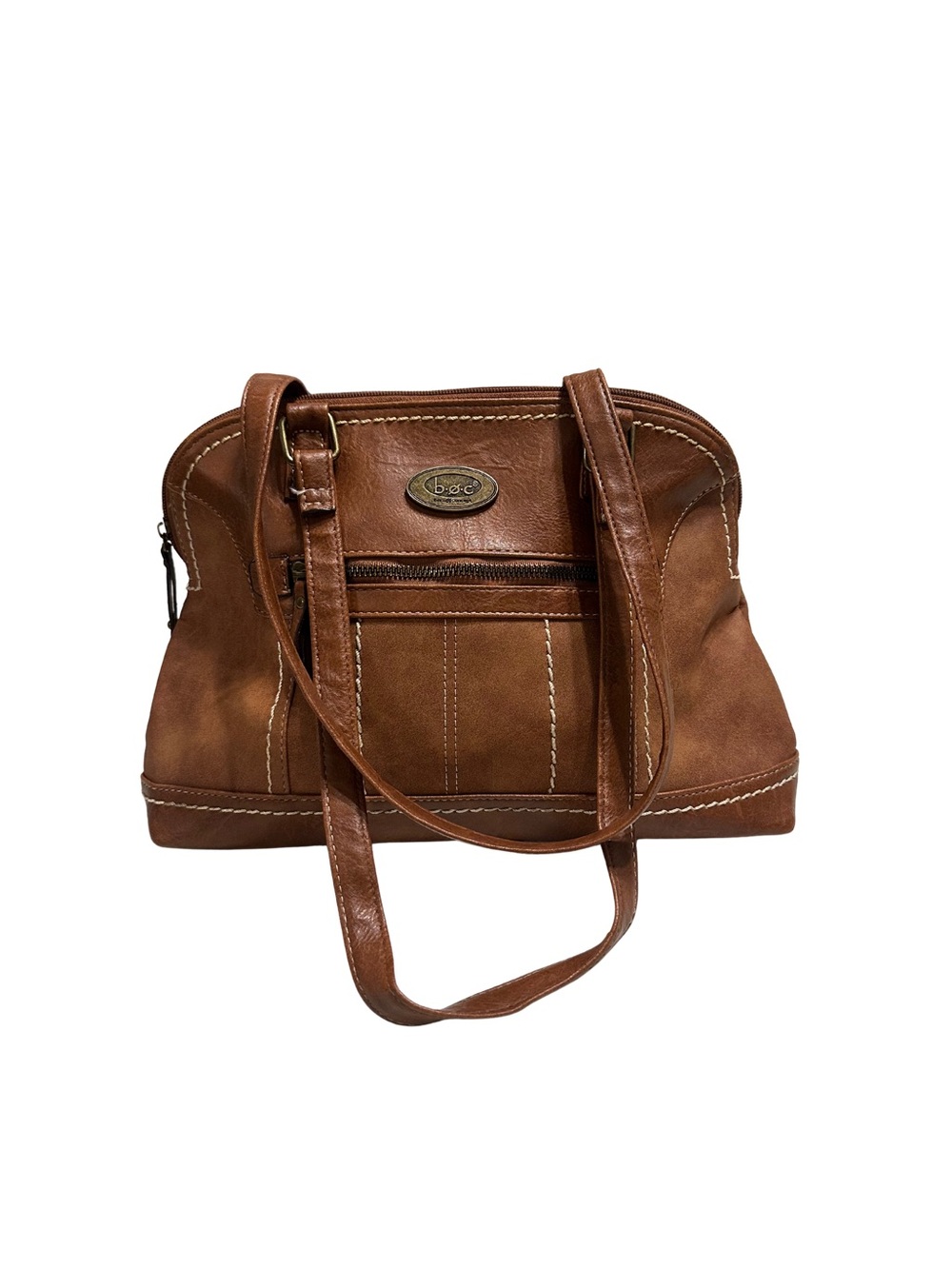 B.O.C Brown Women's Tote Shoulder Bag - Classic Everyday Style